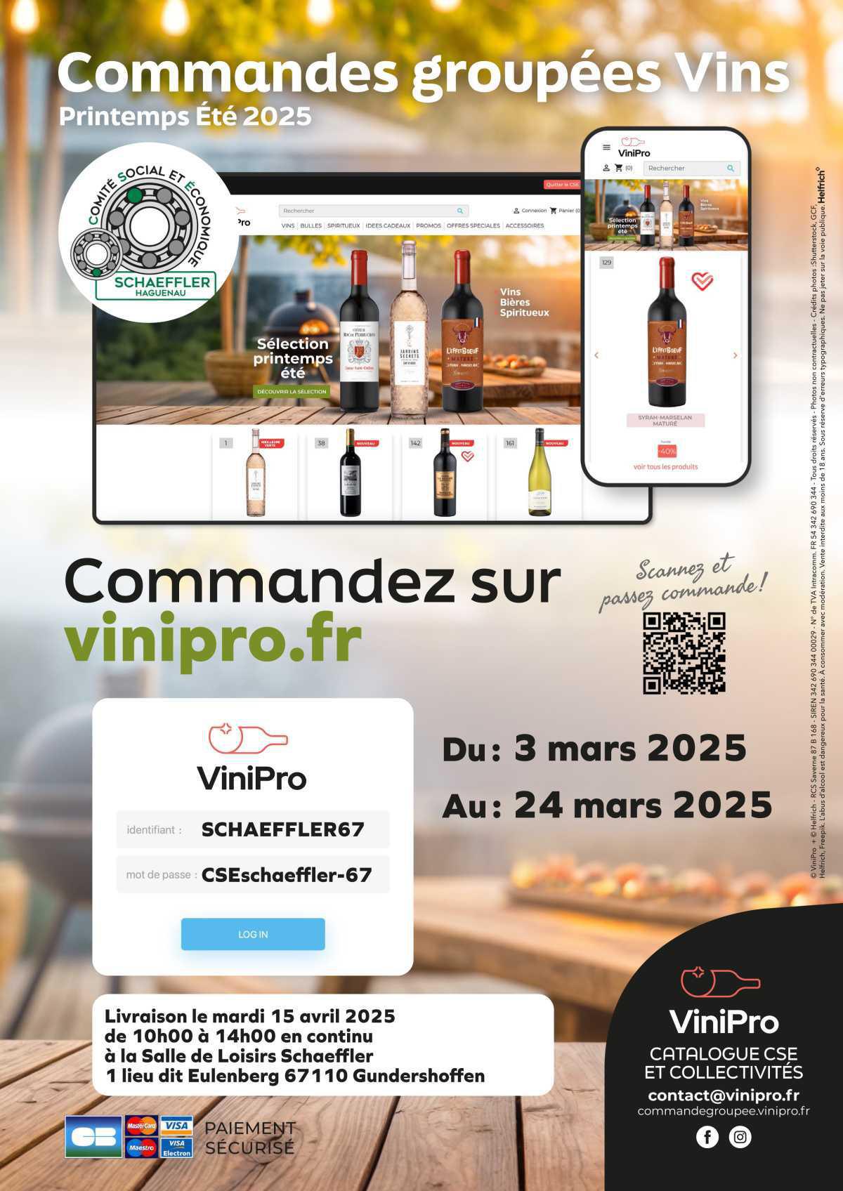 VINIPRO - Commandes groupées vins