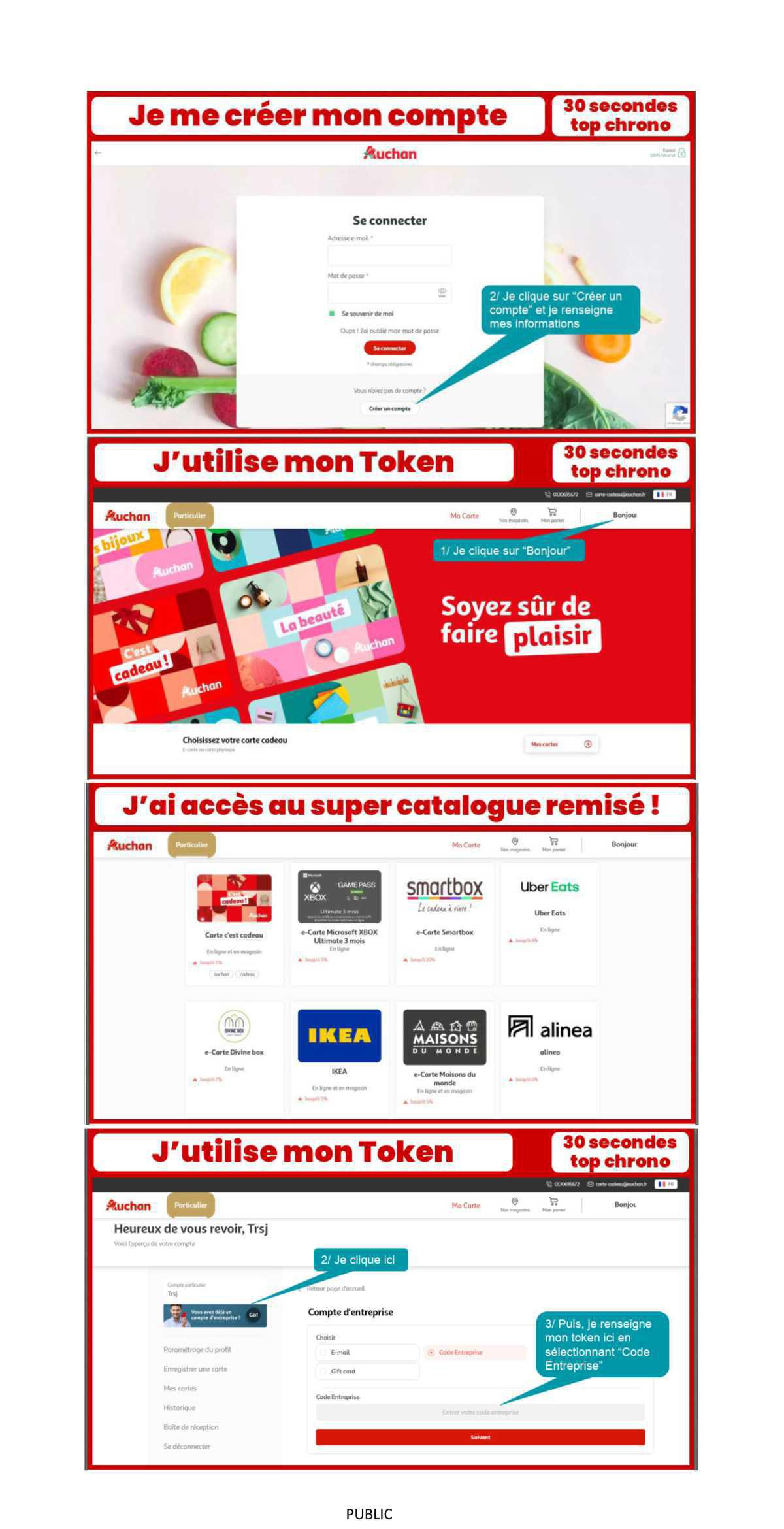 Billetterie en ligne - TOKEN