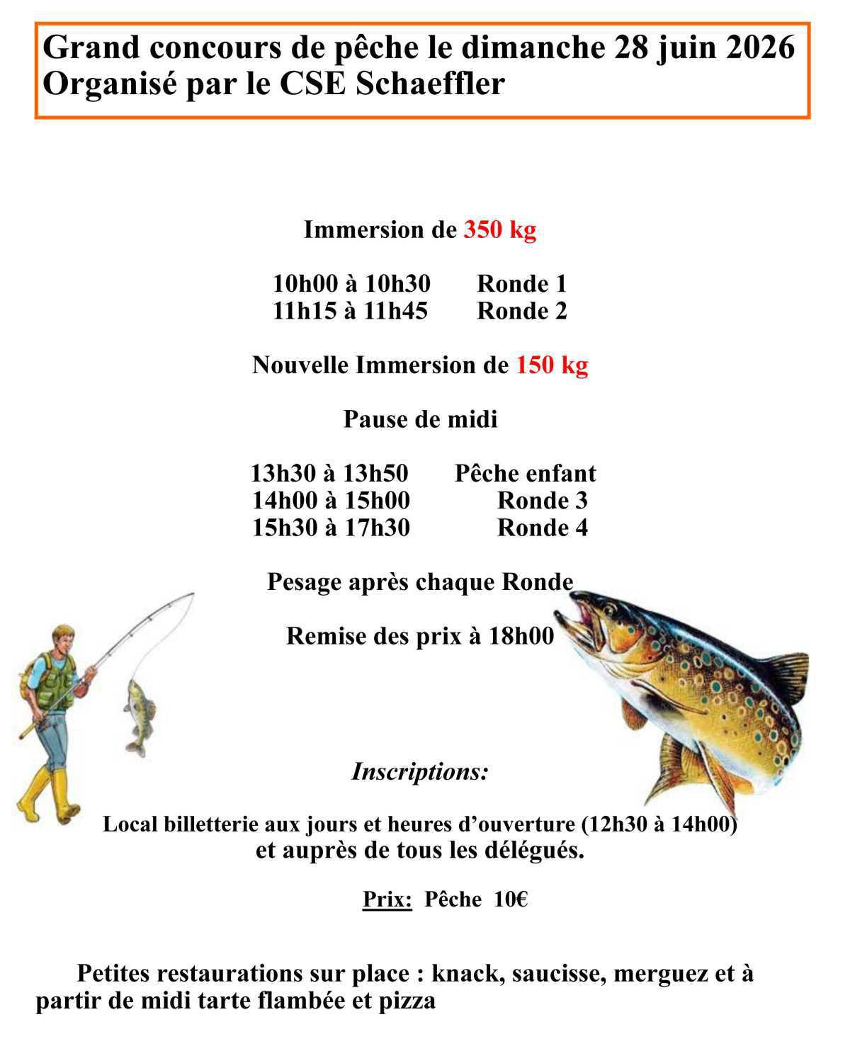 CONCOURS DE PÊCHE 2026