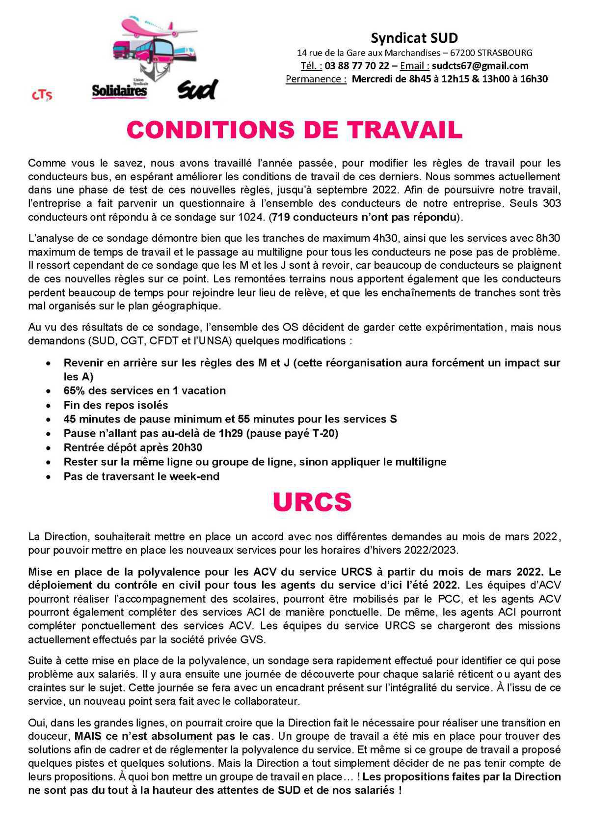 tract CTS Strasbourg fevrier 2022