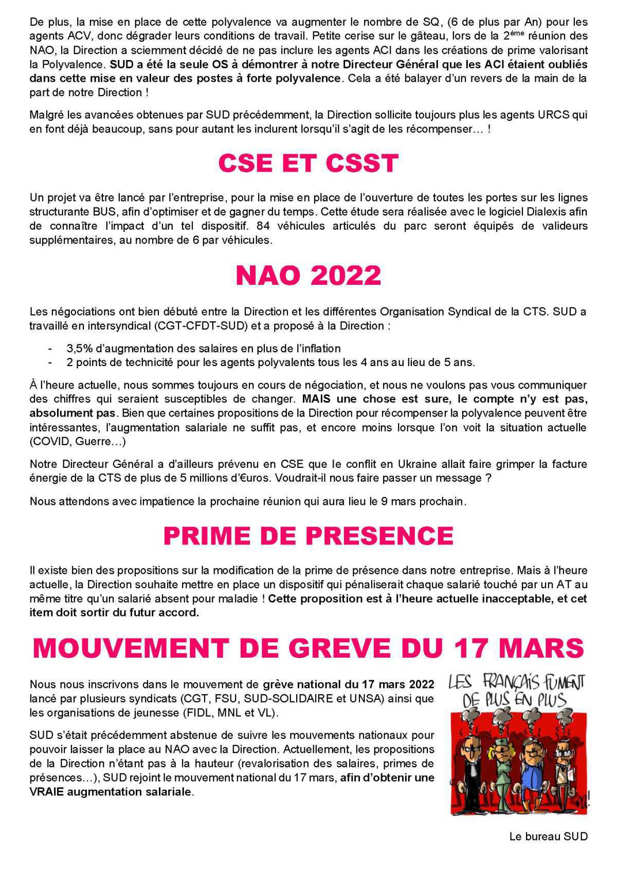 tract CTS Strasbourg fevrier 2022