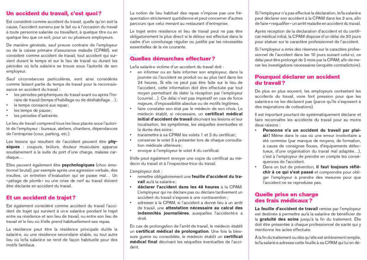 Connaître ses droits // L'accident du travail en 7 questions Connaître ses droits // L'accident du travail en 7 questions