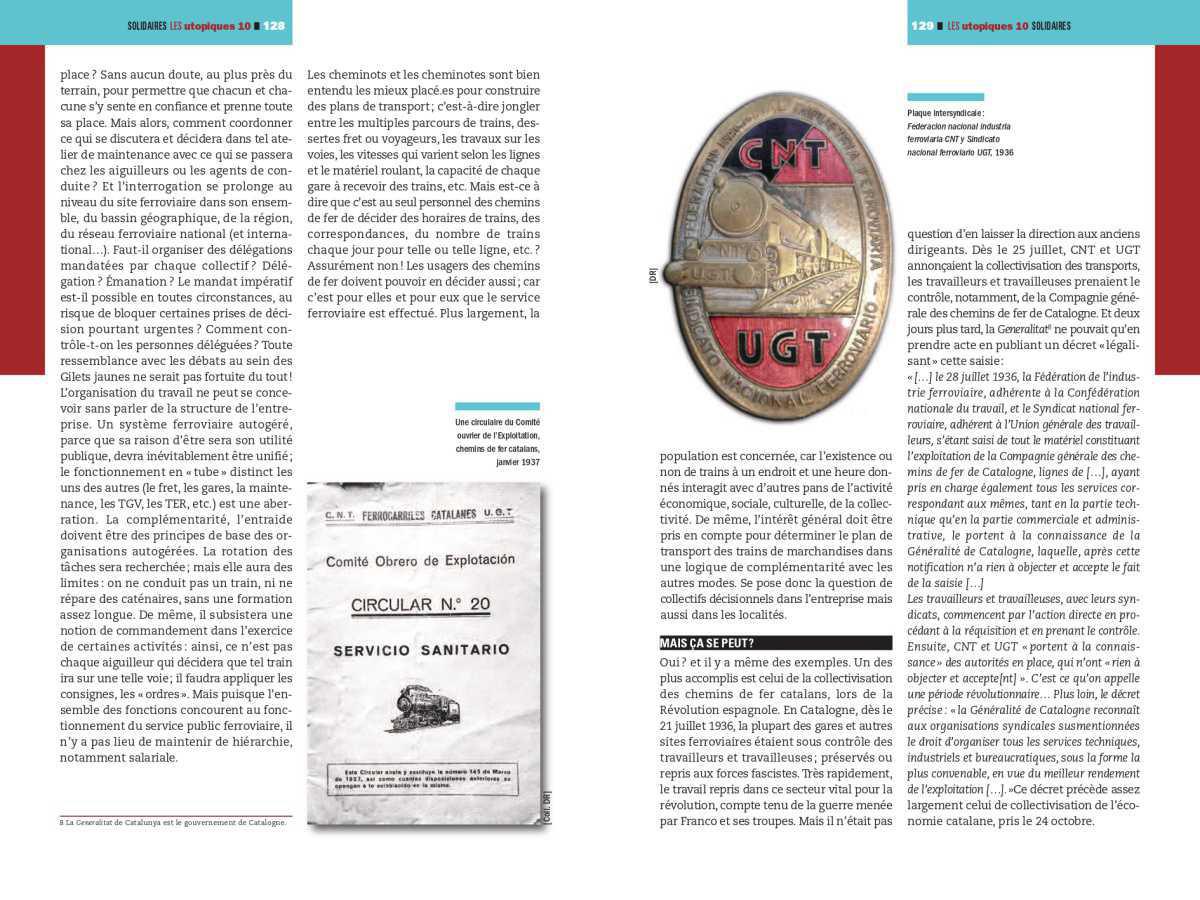 Les Utopiques # 10 // Sur la voie (ferrée) de l'Autogestion (F. Dianoux et C. Mahieux) Les Utopiques # 10 // Sur la voie (ferrée) de l'Autogestion (F. Dianoux et C. Mahieux)