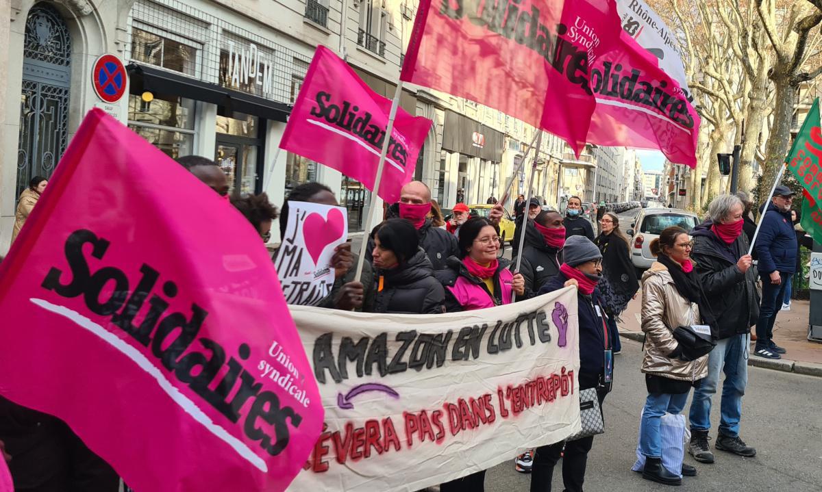 SUD AMAZON Annecy : Solidaires avec les grévistes !