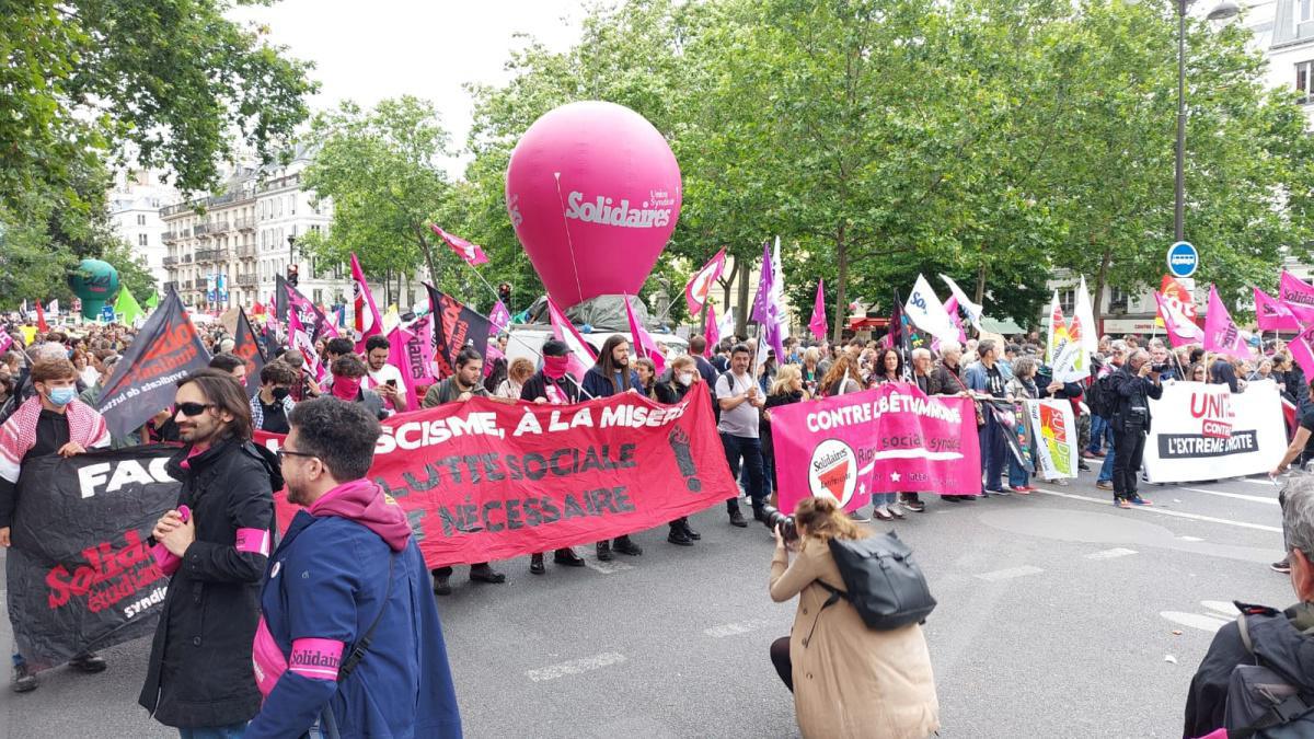 Tract Solidaires // L'extrême-droite n'est pas du côté des travailleurs !