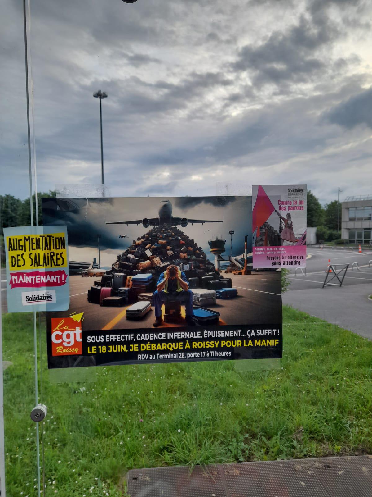 Retrouvez l'UST à la manifestation à 11h00 à Roissy CDG Terminal 2