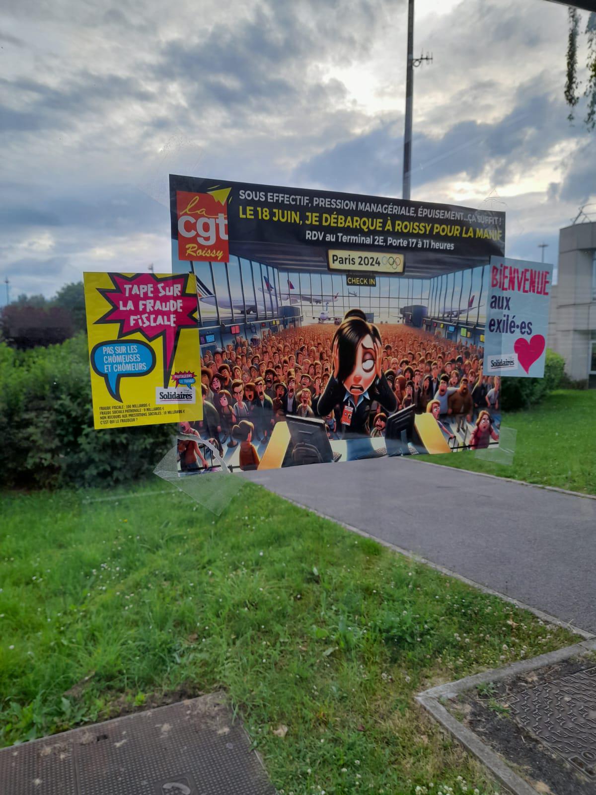 Retrouvez l'UST à la manifestation à 11h00 à Roissy CDG Terminal 2