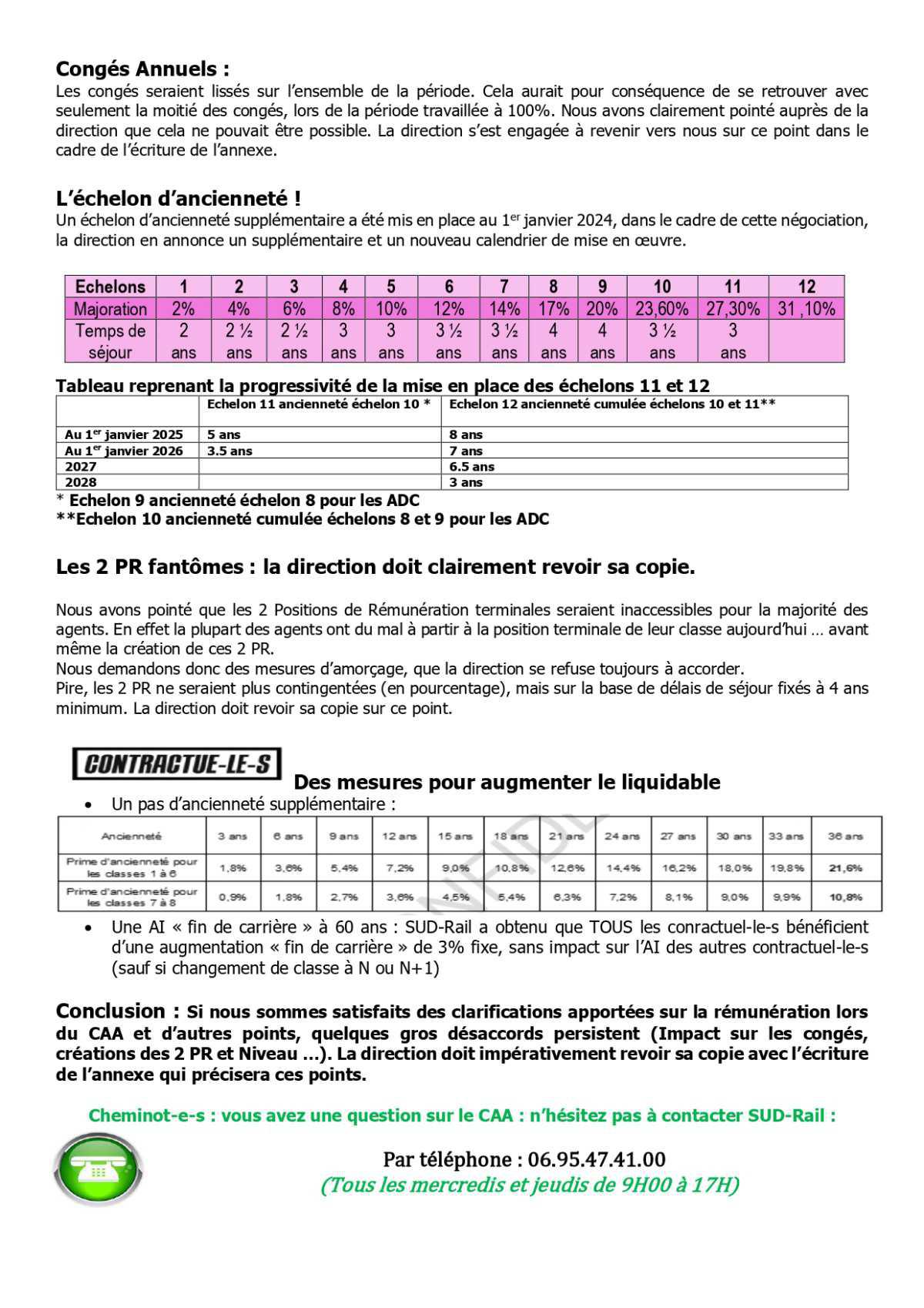 SUD-Rail décrypte pour vous les avancées de l'Accord "Fin de carrière"