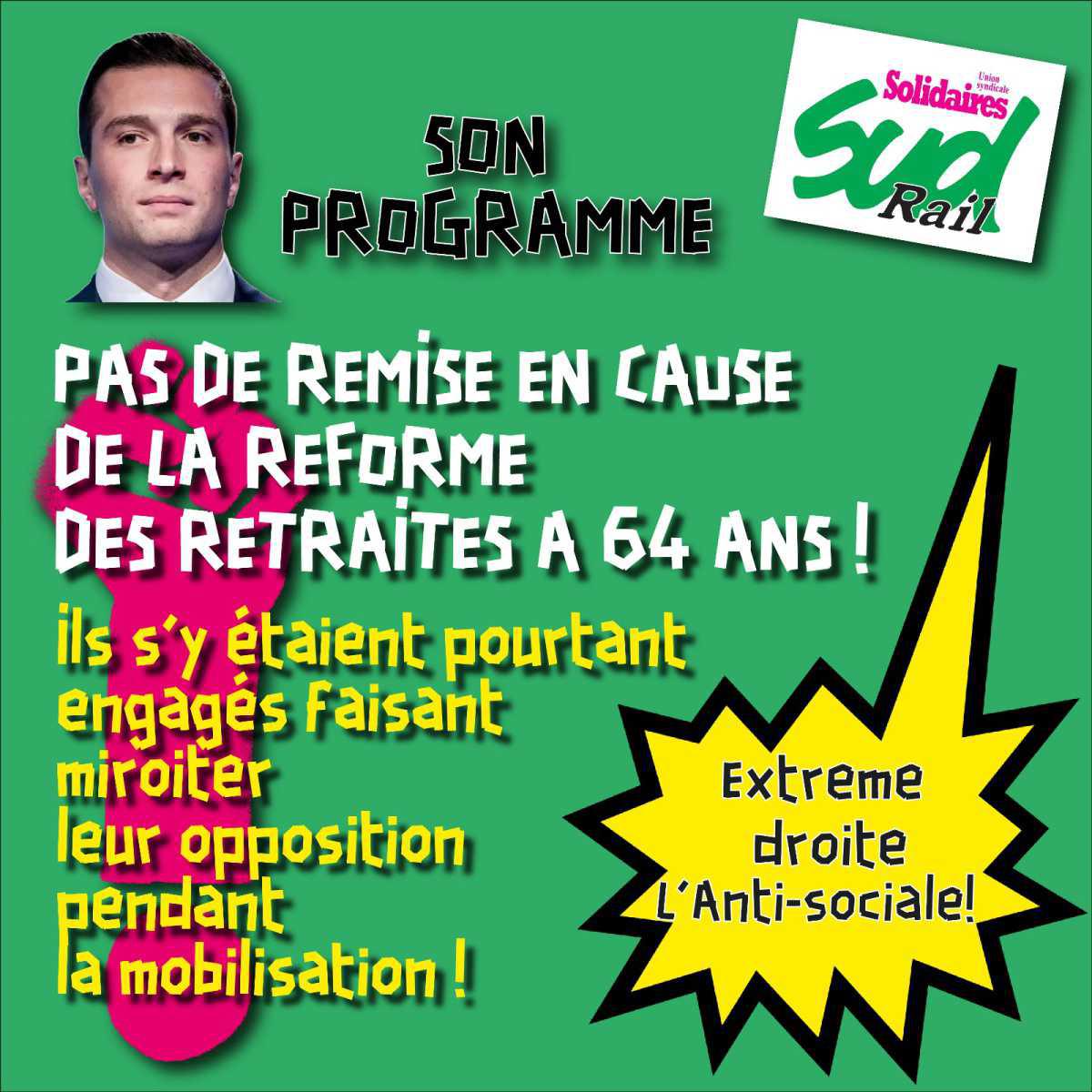 SUD-Rail // 5 visuels pour démonter le programme de l'extrême-droite