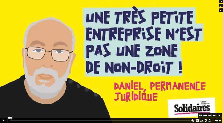 Campagne TPE/TPA // Vidéo : une très petite entreprise n'est pas une zone de non droit