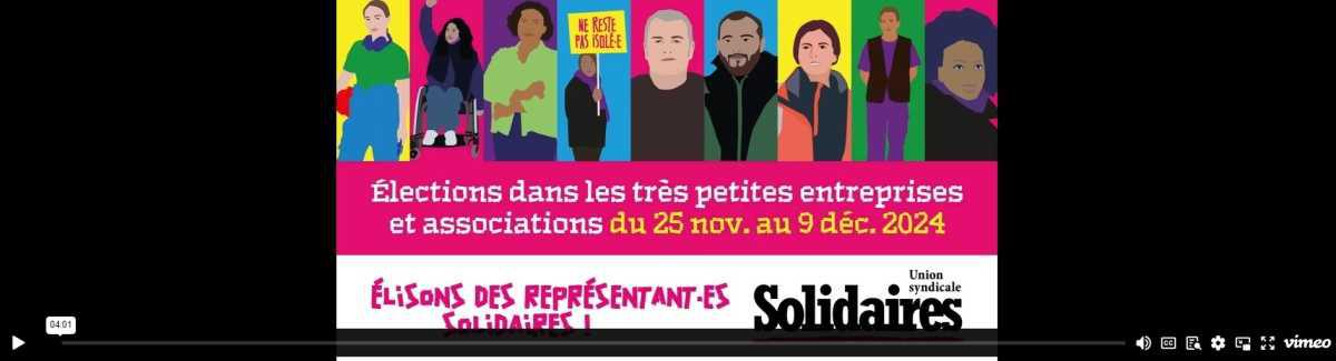 Elections TPE/TPA : Avec le syndicat Solidaires, défendons nos droits !