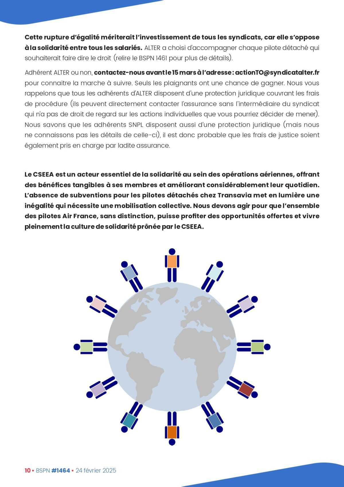 ALTER // Bulletin Syndical du Personnel Naviguant # 1464