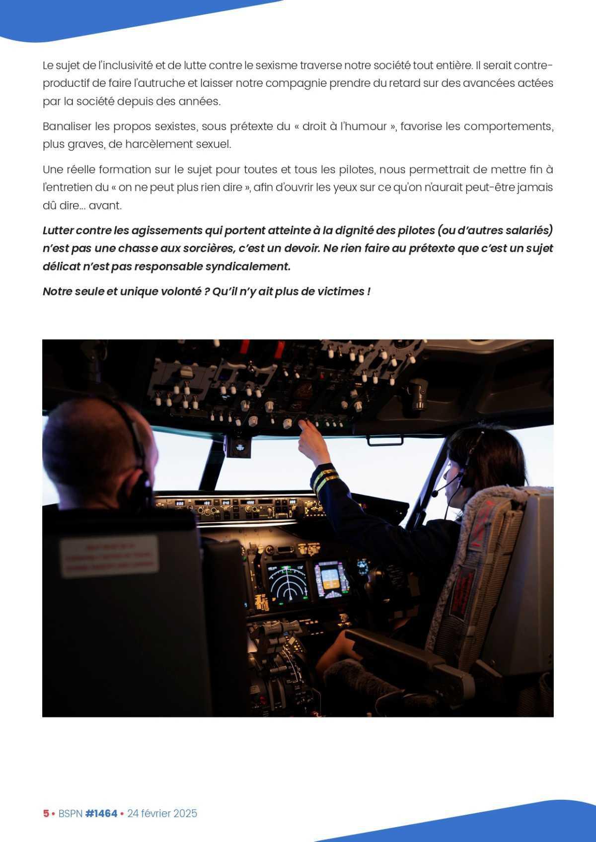 ALTER // Bulletin Syndical du Personnel Naviguant # 1464