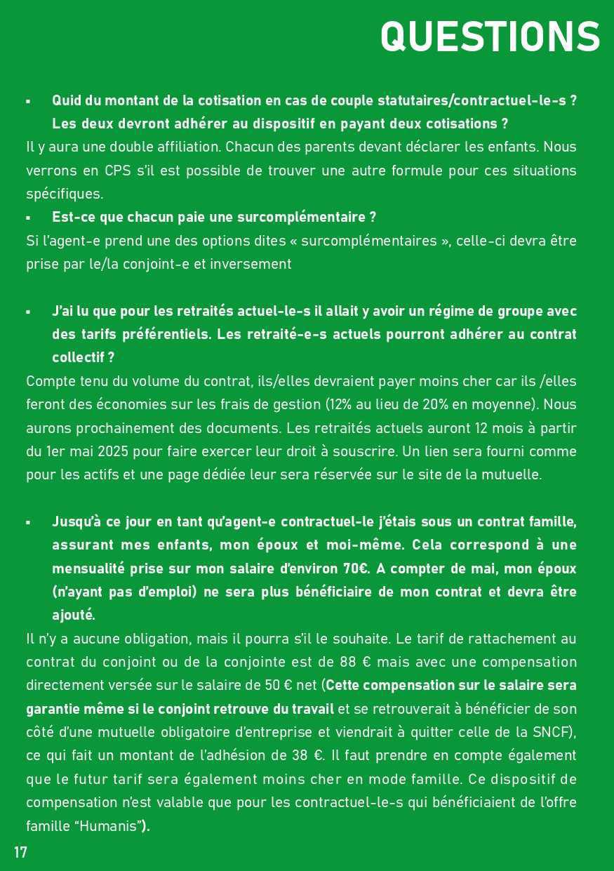 SUD-Rail // Livret Protection Sociale Complémentaire