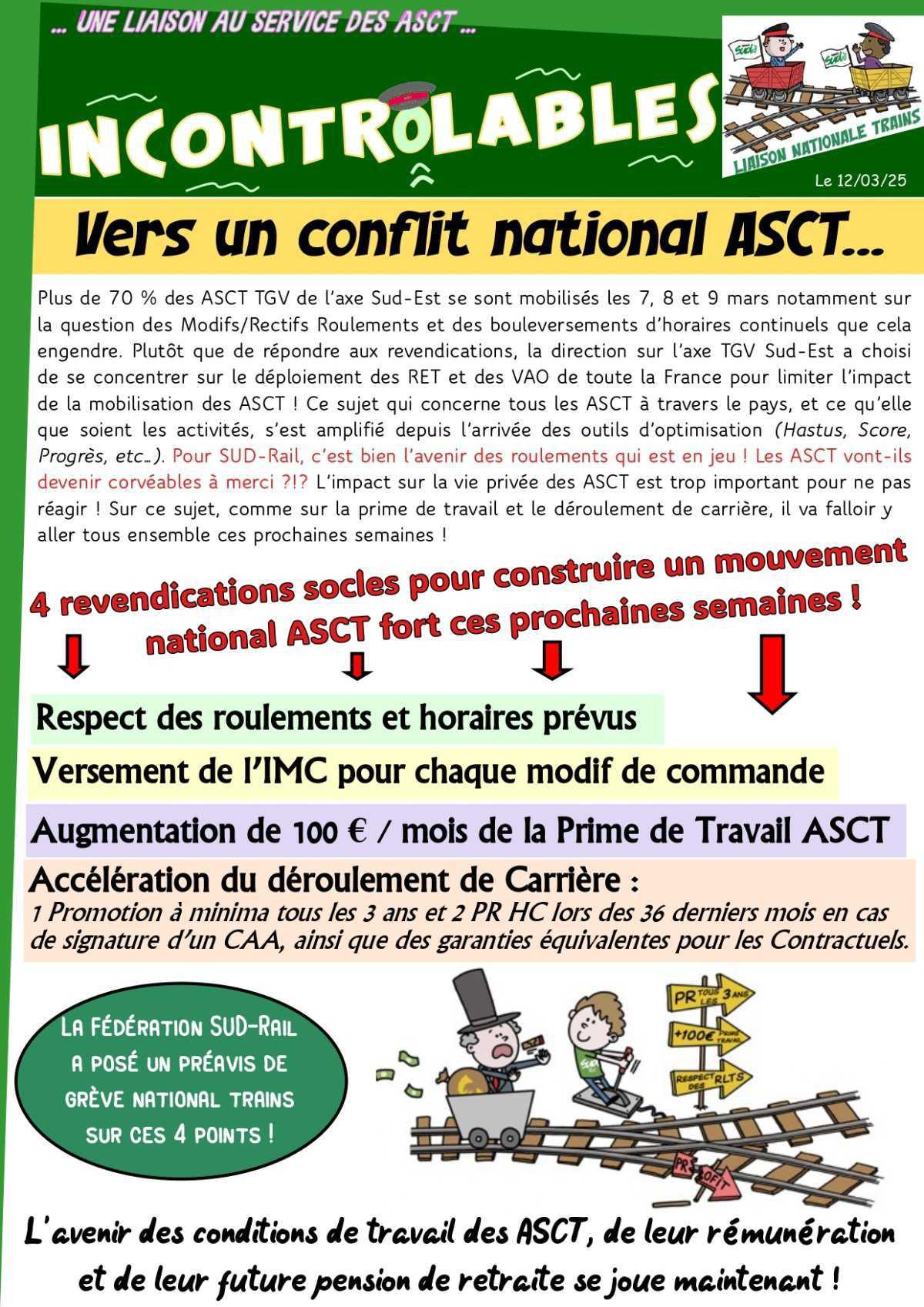 SUD-Rail // Incontrôlables : Vers un conflit national des contrôleurs...