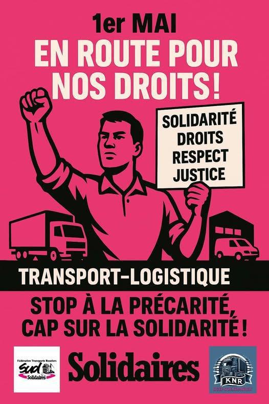 SUD Kuehne Nagel Road / 1er mai : en route pour nos droits !