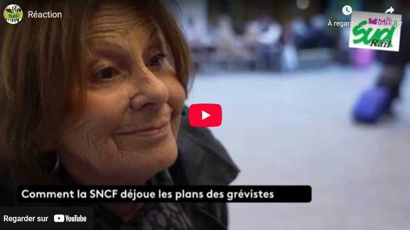 Vidéo // SUD-Rail dénonce la stratégie de la Direction d'affaiblir la grève