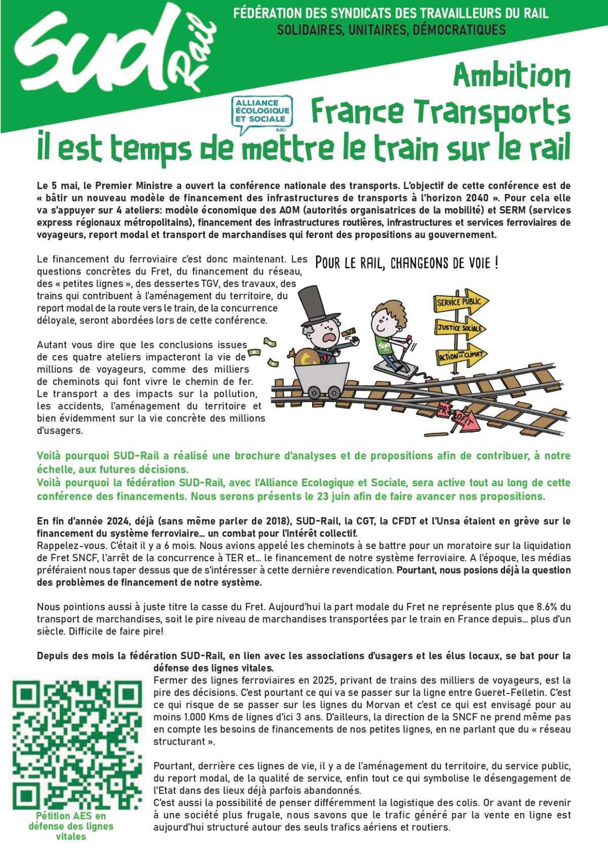 SUD-Rail // Il est temps de mettre le train sur les rails