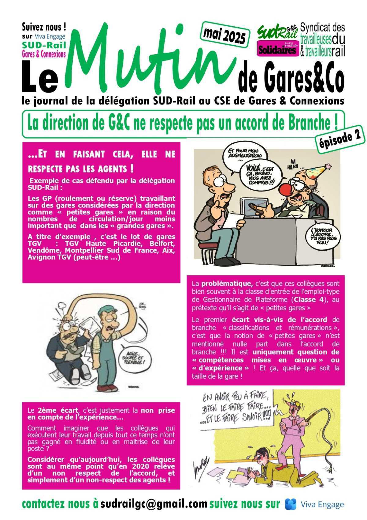 SUD-Rail // le Mutin de Gare & Co - mai 2025