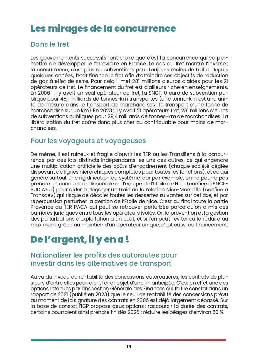 Alliance Écologique et Sociale // Moins de routes, plus de trains