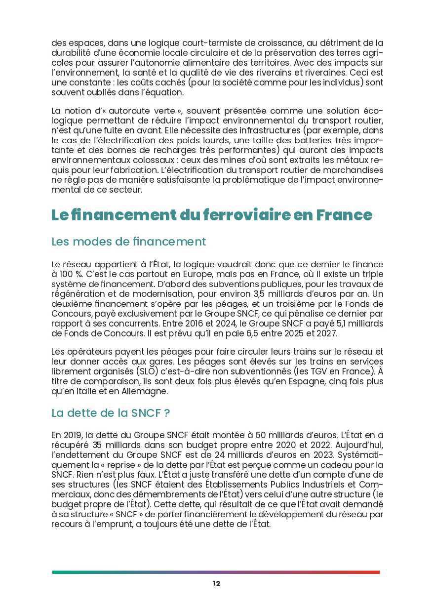 Alliance Écologique et Sociale // Moins de routes, plus de trains