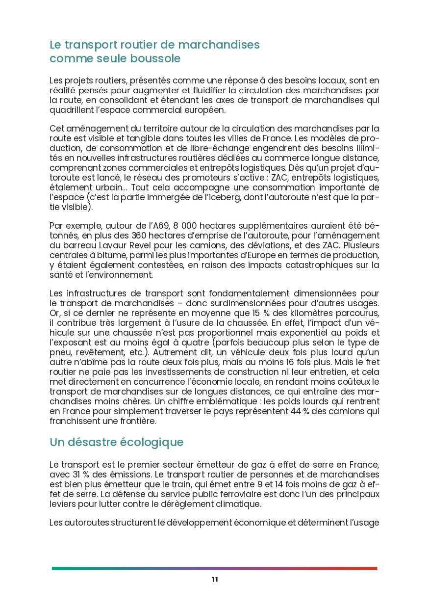 Alliance Écologique et Sociale // Moins de routes, plus de trains