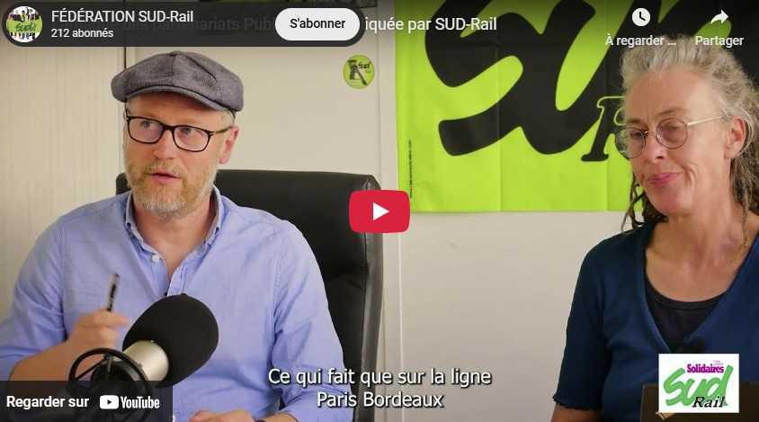 Vidéo // L'arnaque des partenariats Public/Privé expliquée par SUD-Rail