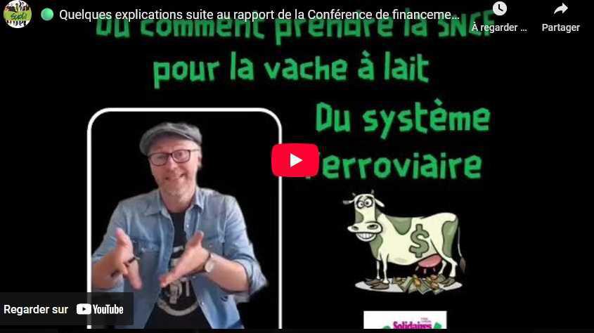 Vidéo SUD-Rail // Explications sur la conférence de financement des transports