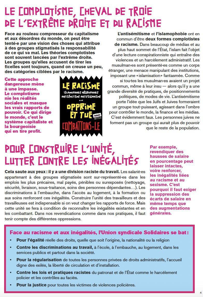 Combattre le racisme sur nos lieux de travail, une responsabilité collective