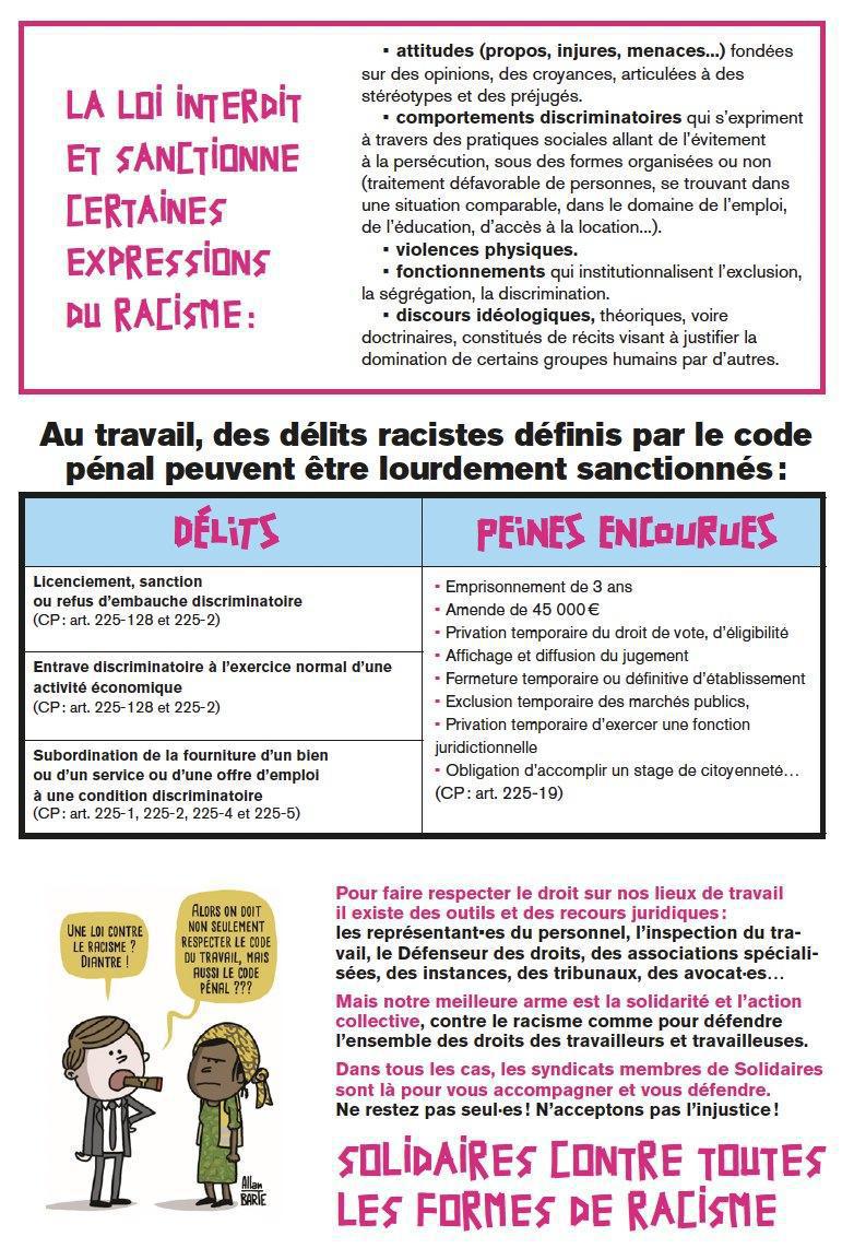 Combattre le racisme sur nos lieux de travail, une responsabilité collective