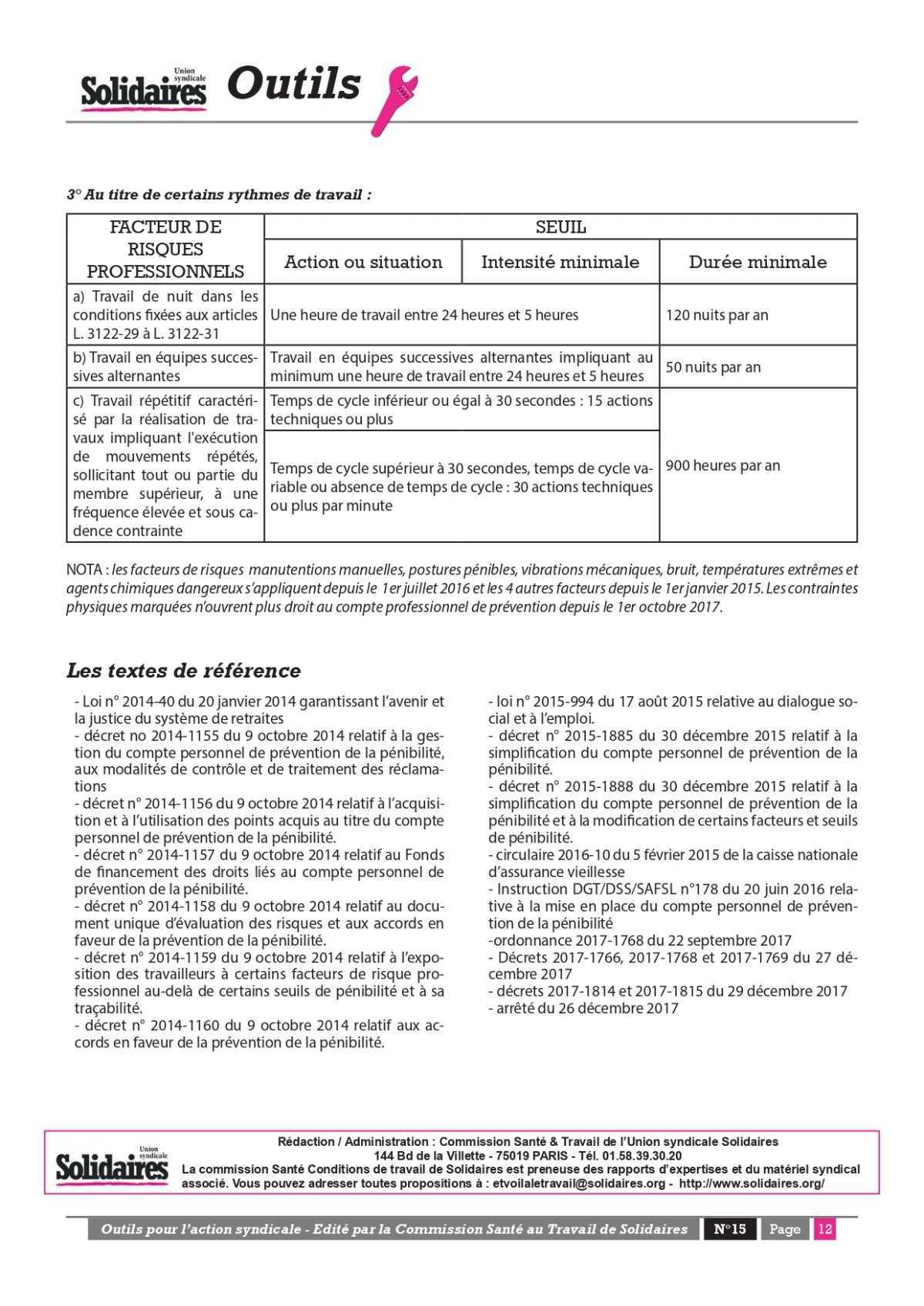 La pénibilité au travail, quelle prise en compte syndicale ?