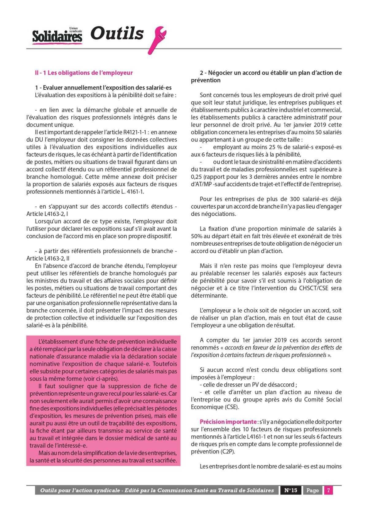 La pénibilité au travail, quelle prise en compte syndicale ?