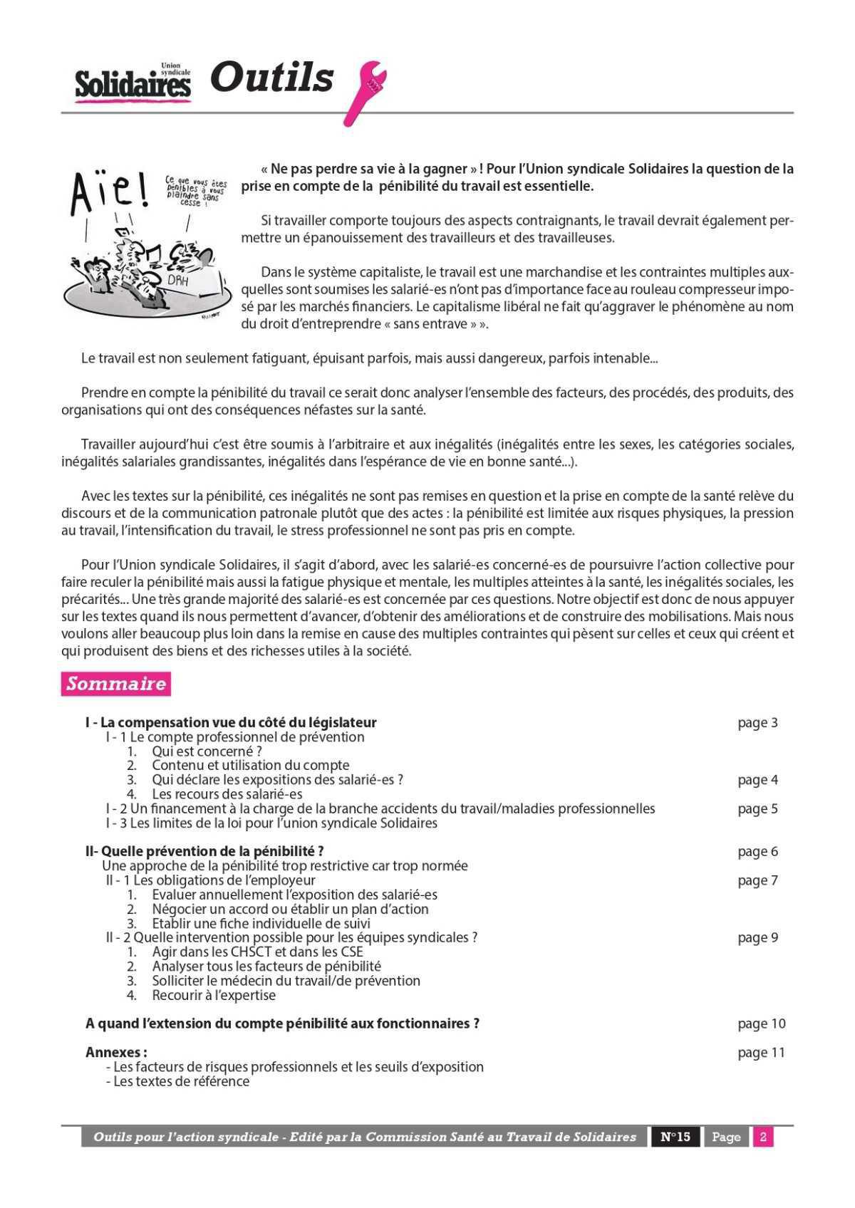 La pénibilité au travail, quelle prise en compte syndicale ?