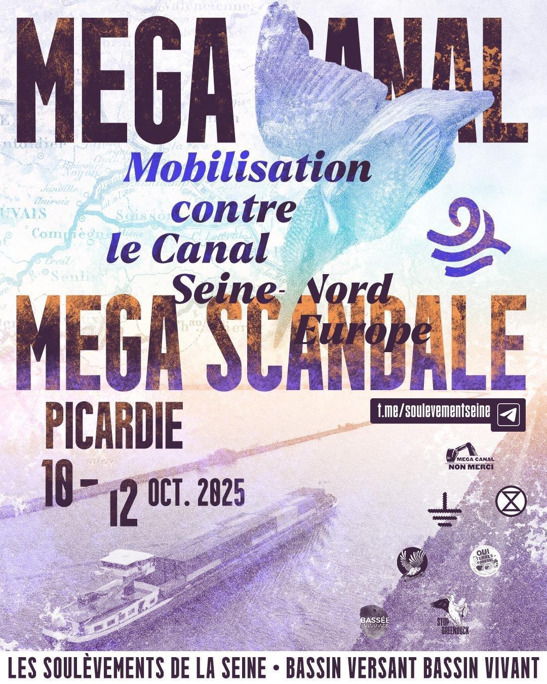 Week-end de lutte contre le canal Seine-Nord Europe à Compiègne