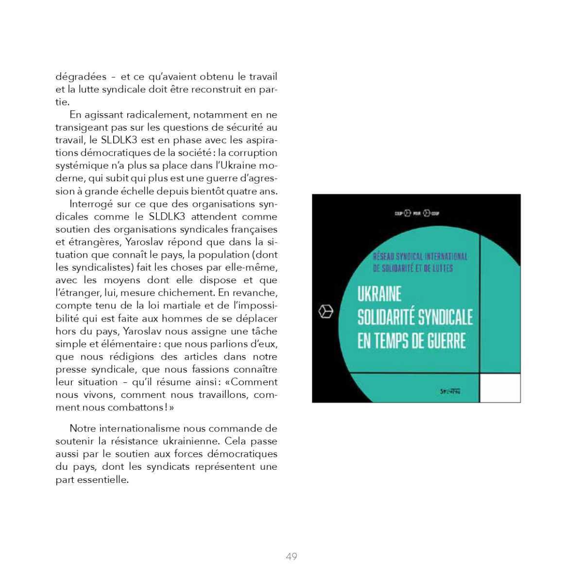 Soutien à l'Ukraine résistante // La bataille du Rail