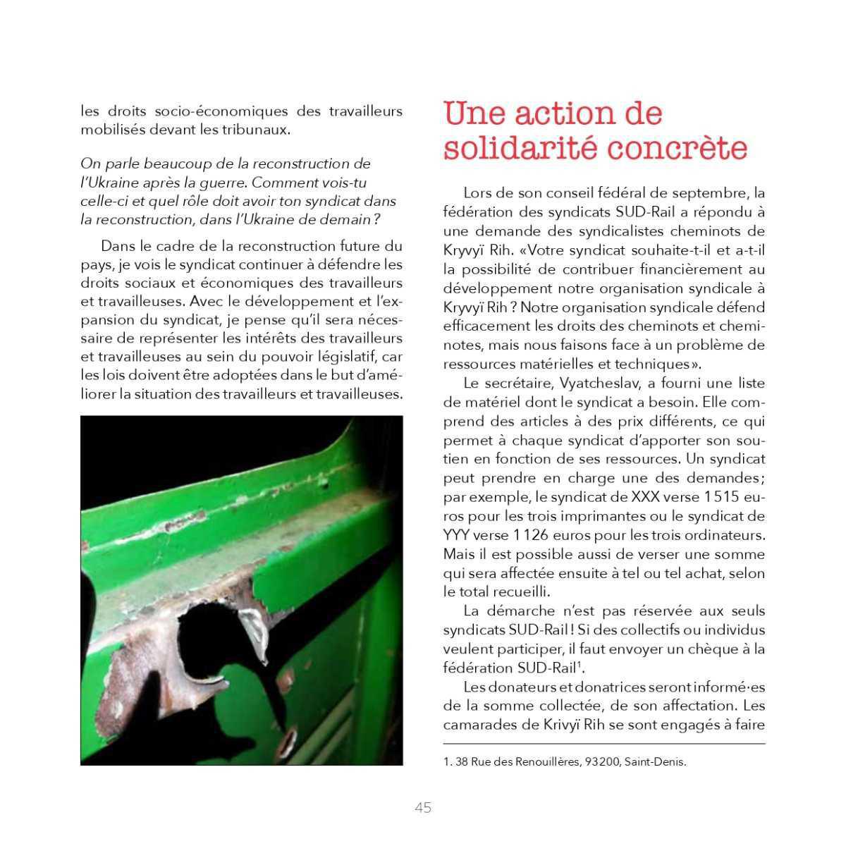 Soutien à l'Ukraine résistante // La bataille du Rail