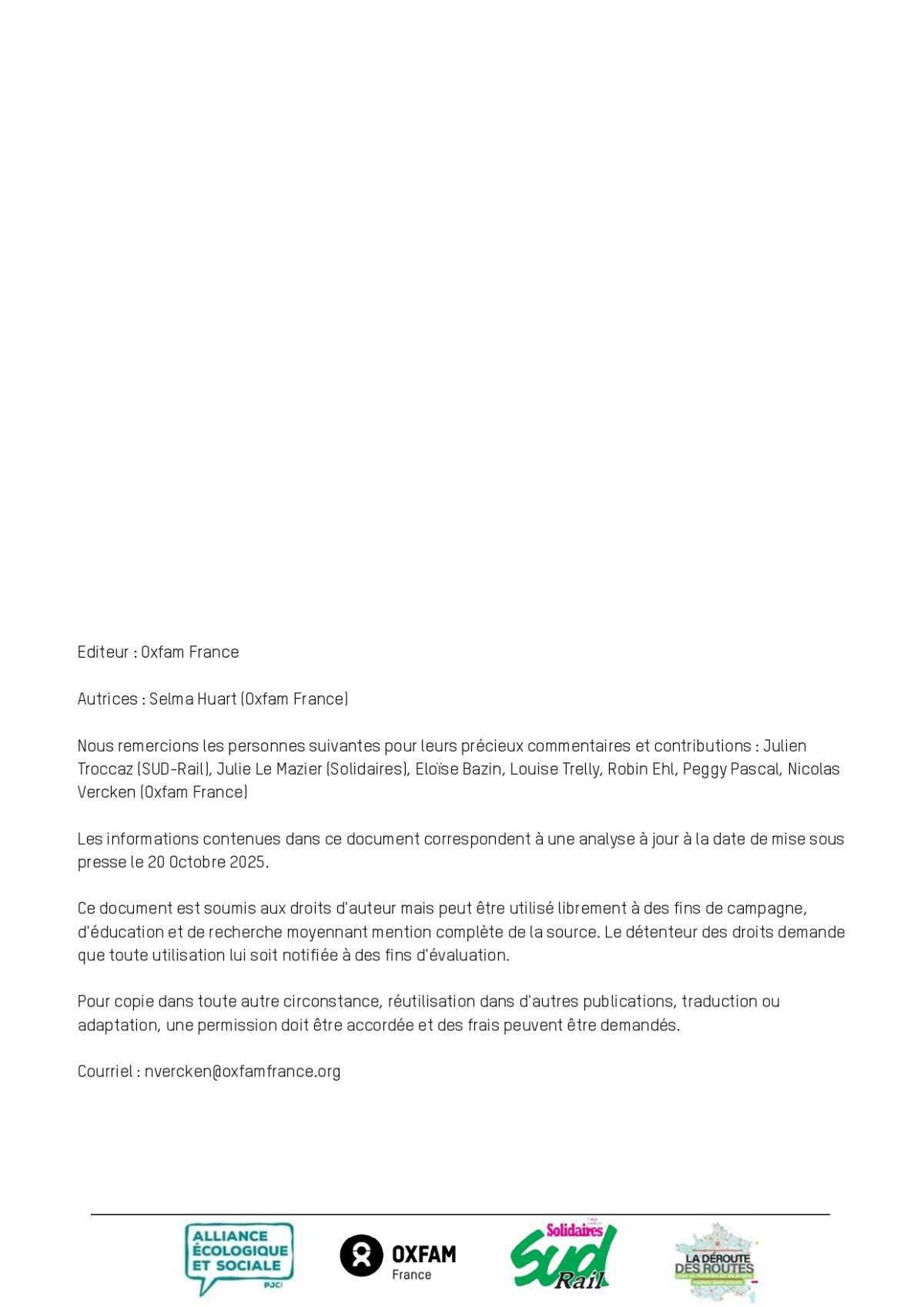 Brochure Embarquement pour l'égalité