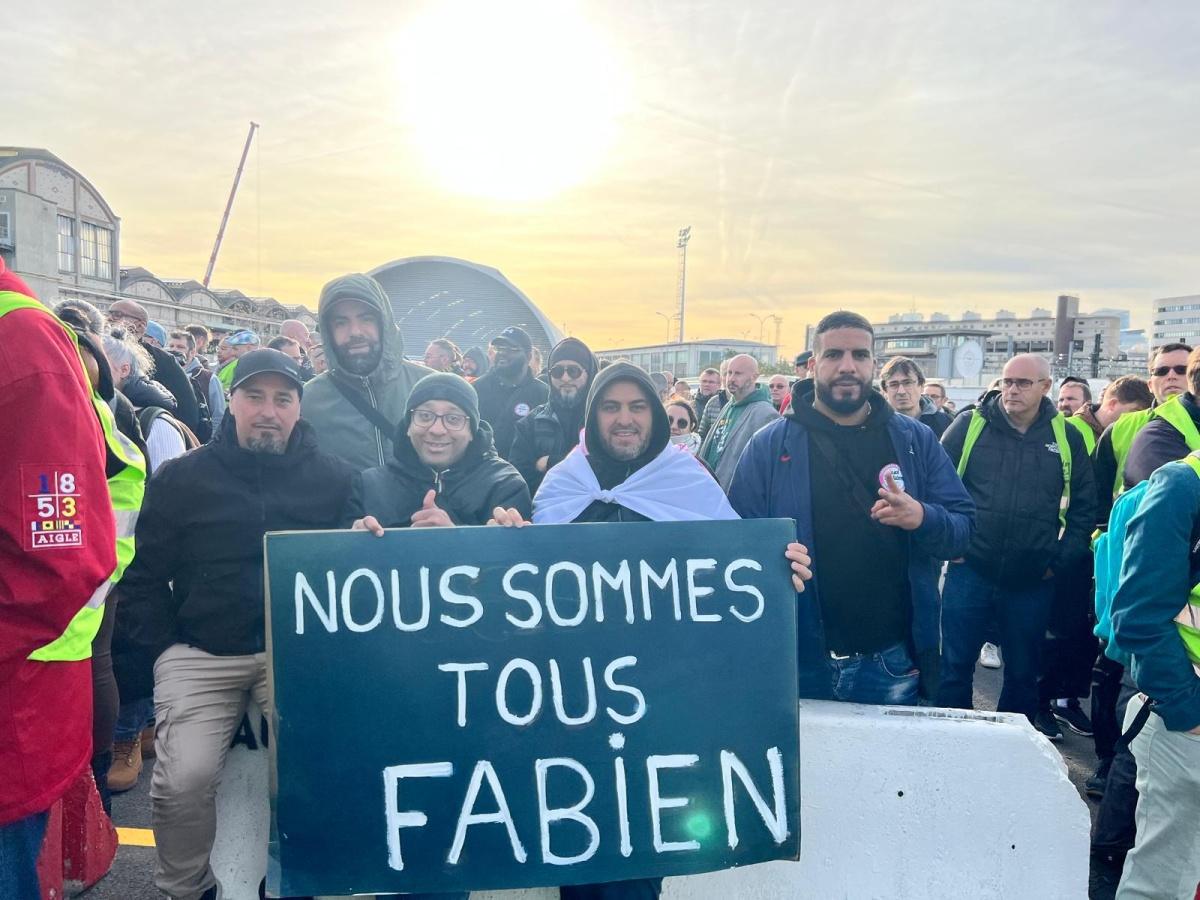 Vidéos du rassemblement de soutien à Fabien Villedieu de SUD-Rail