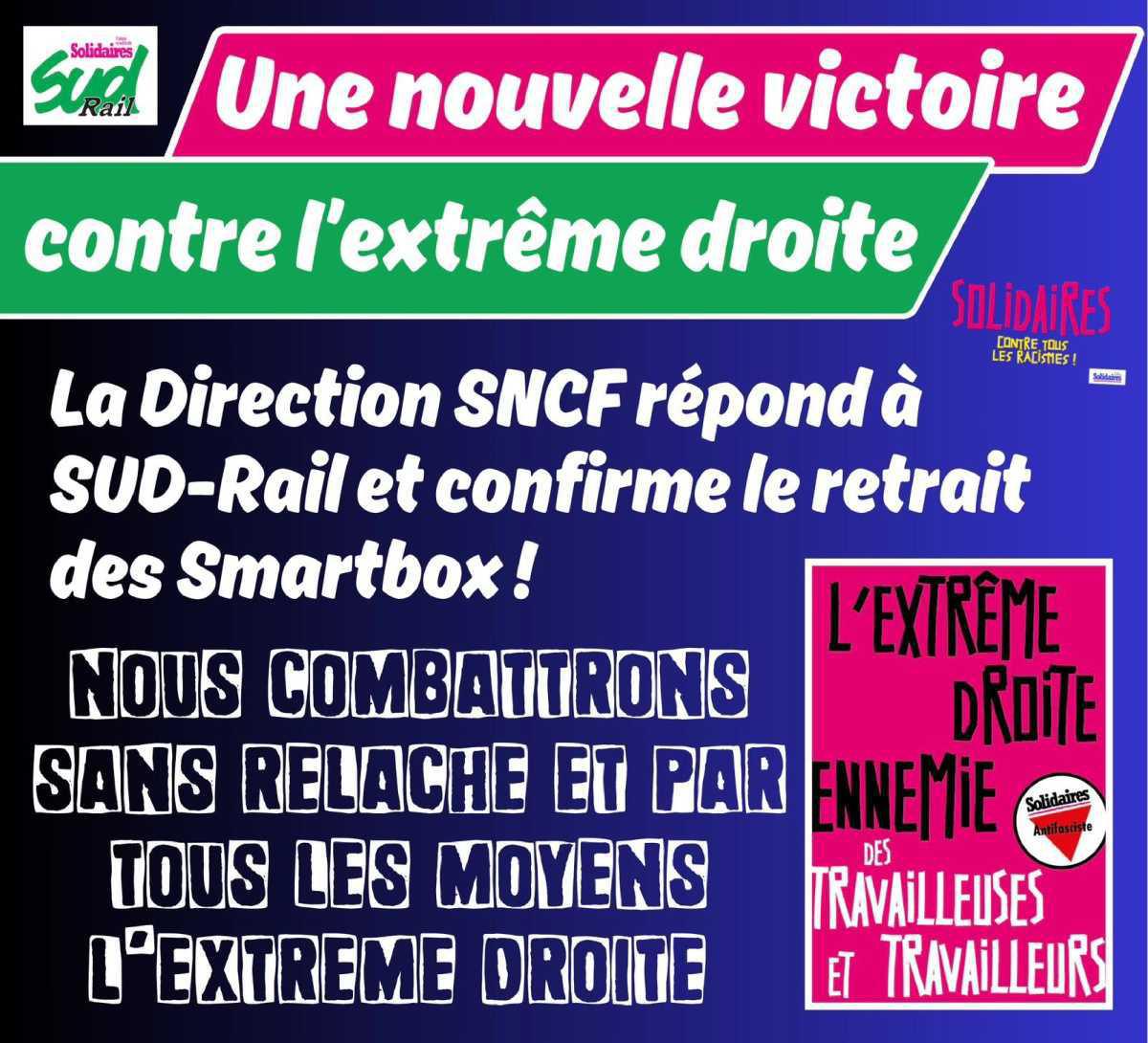 SUD-Rail // Une nouvelle victoire conre l'extrême-droite !