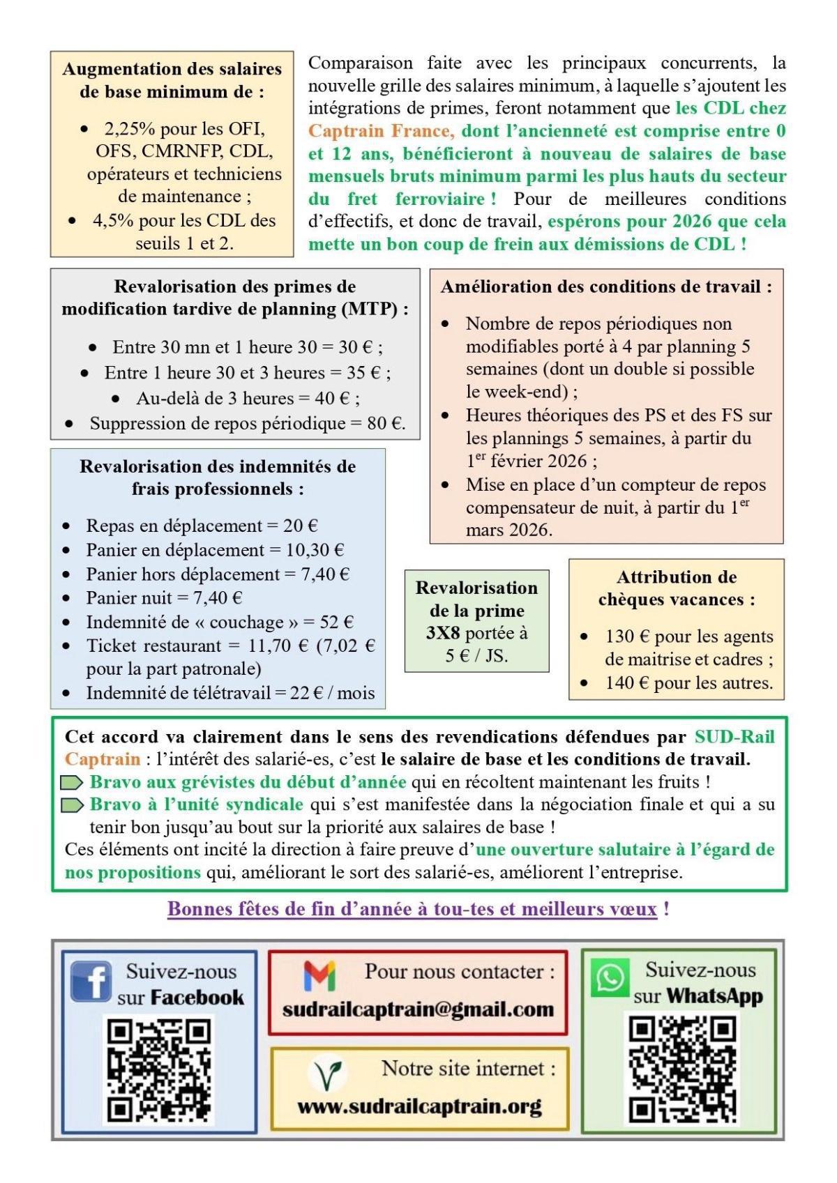 SUD-Rail CAPTRAIN // NAO 2026 : Enfin un bon accord !