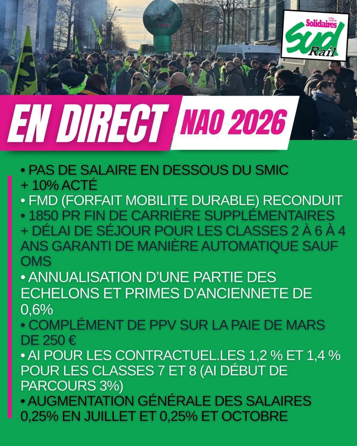 Vidéo SUD-Rail // débrief des NAO du 13 janvier