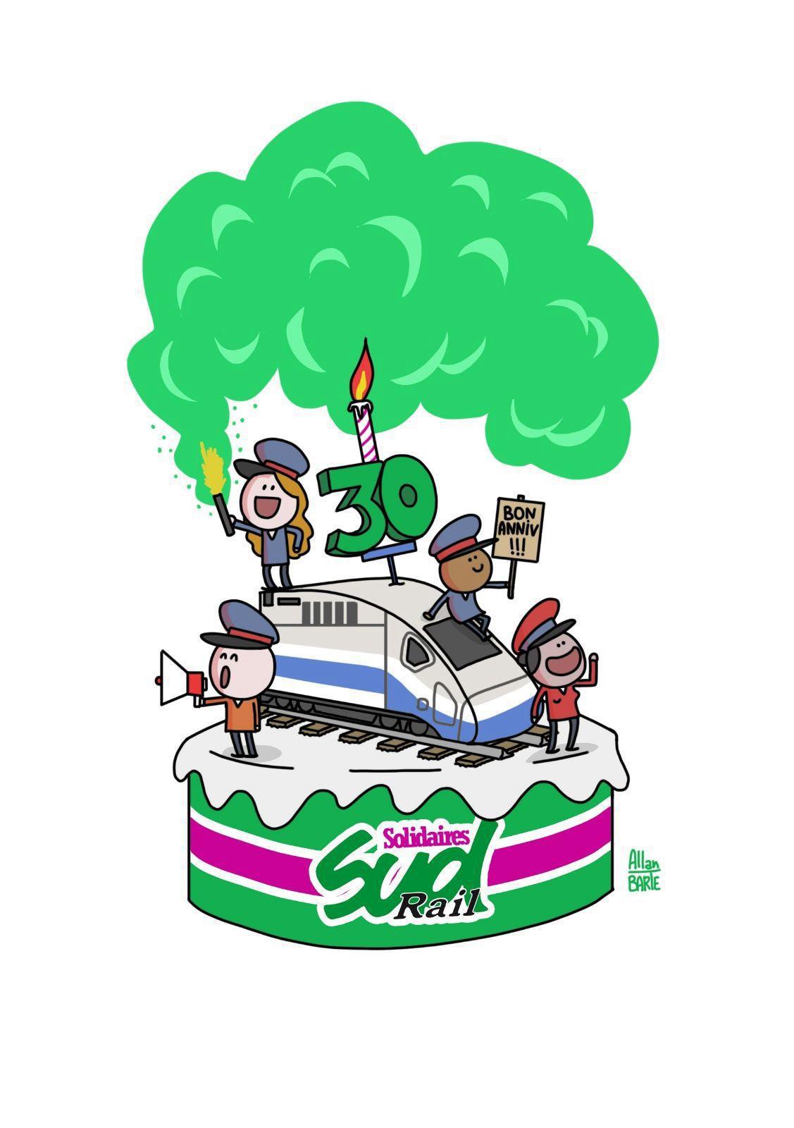 1996 - 2026 SUD-Rail 30 ans et toutes ses dents !