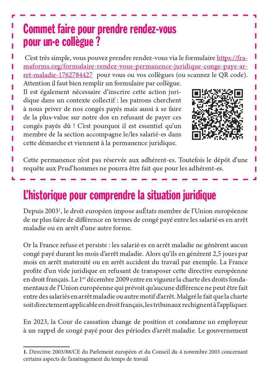 Vous avez eu des arrêts maladie ? Réclamez vos jours de congés !