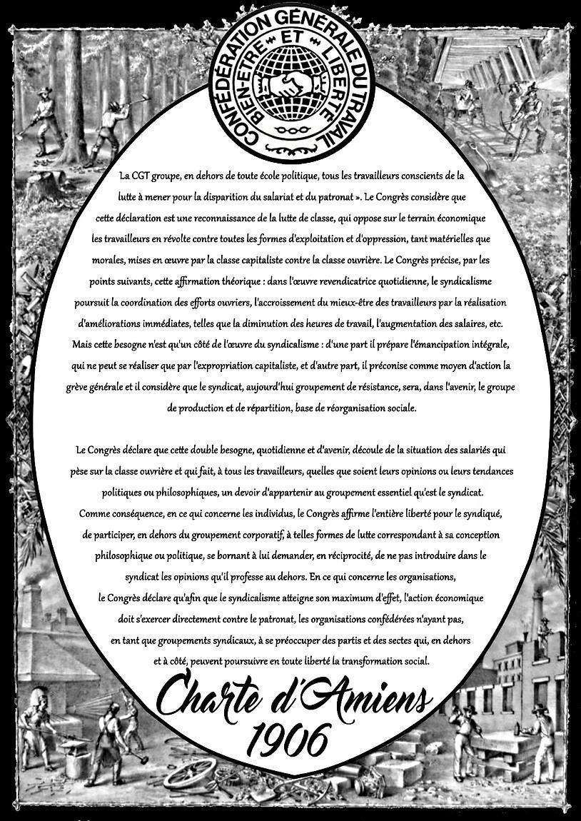 1906 - 2026 La Charte d'Amiens a 120 ans et toute sa pertinence 1906 - 2026 La Charte d'Amiens a 120 ans et toute sa pertinence