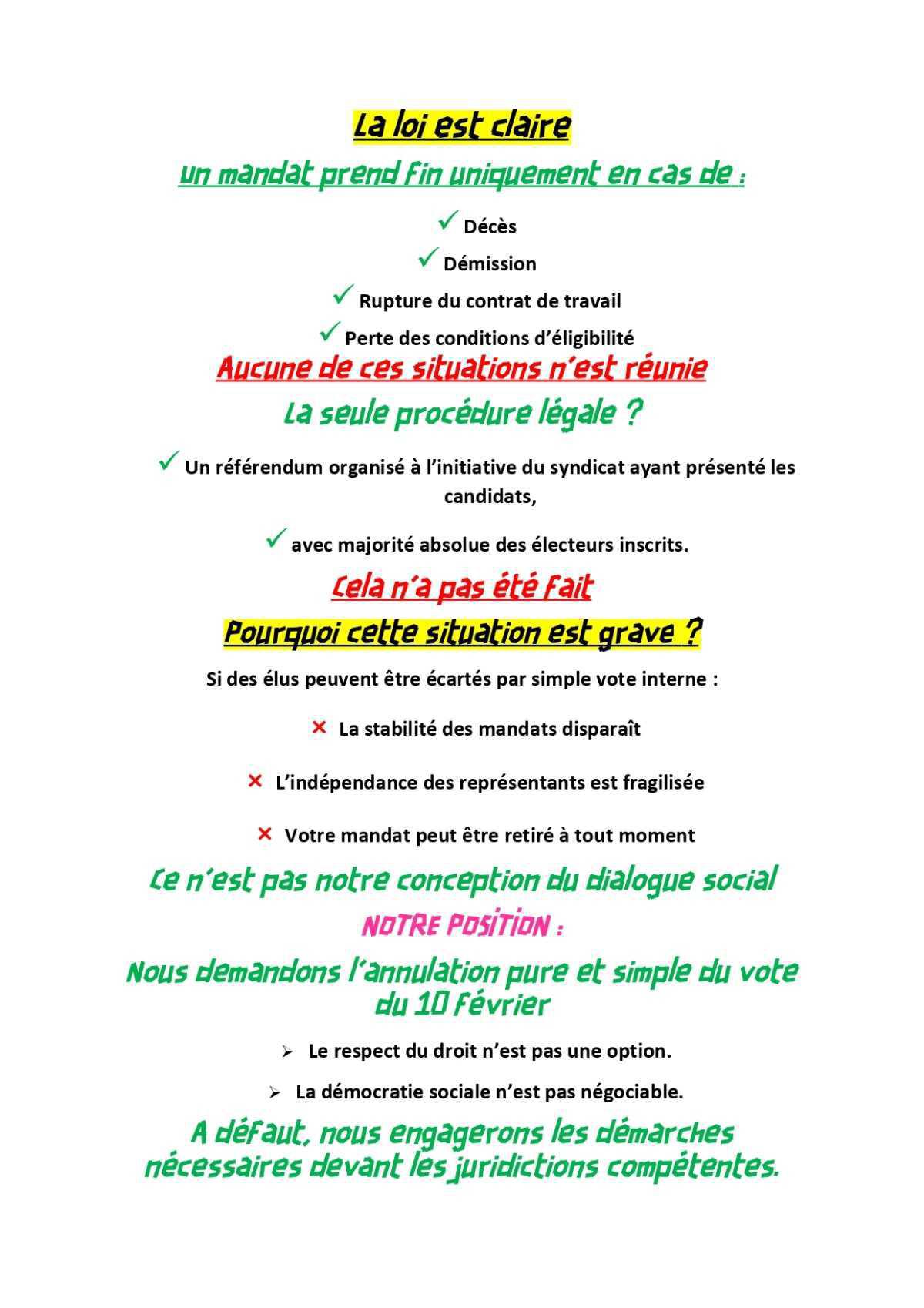 UST SUD GXO Logistics Labastide // CSE, une démocratie sociale bafouée ?