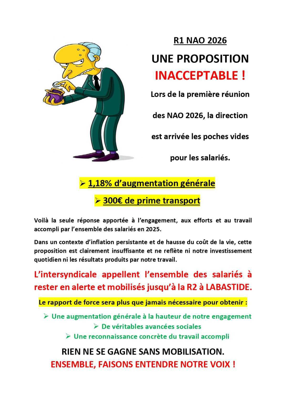 UST SUD chez GXO // NAO 2026, rien ne se gagne sans mobilisation !