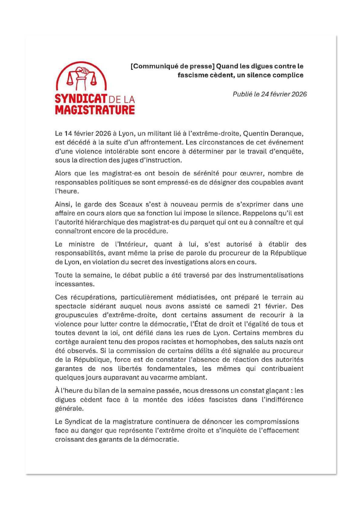 VISA // L'antifascisme, une nécessité face aux violences de l'extrême-droite