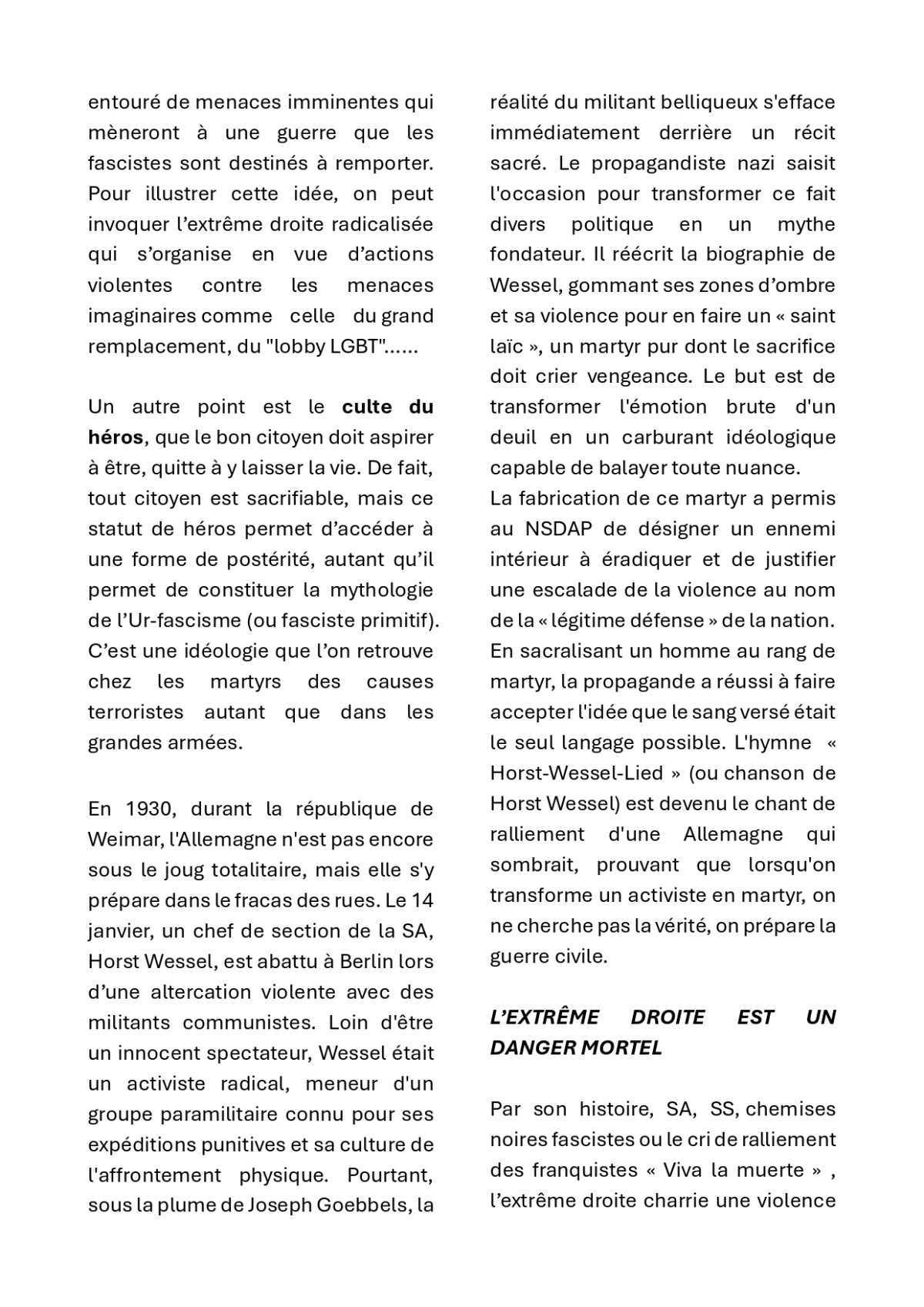 VISA // L'antifascisme, une nécessité face aux violences de l'extrême-droite