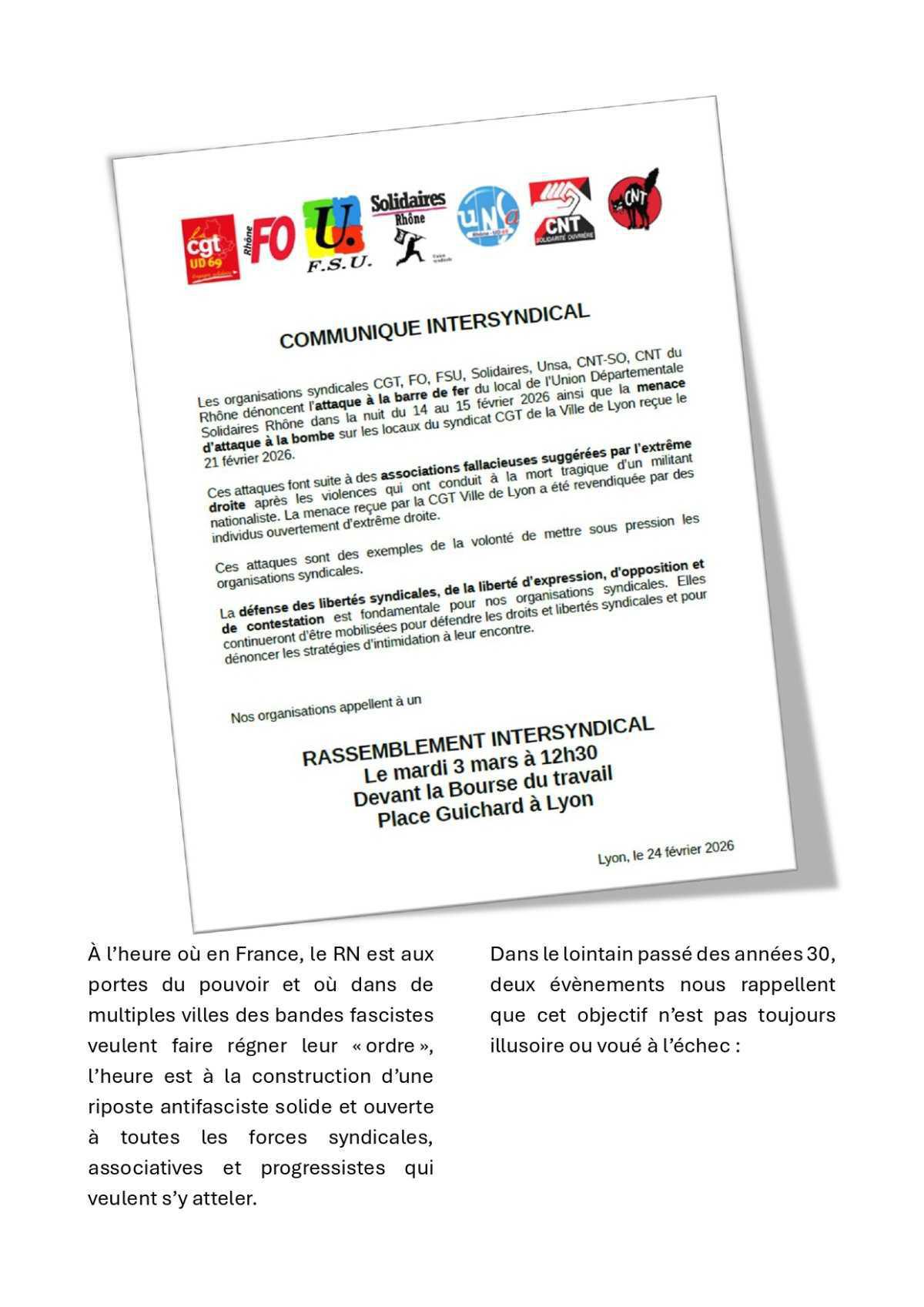 VISA // L'antifascisme, une nécessité face aux violences de l'extrême-droite