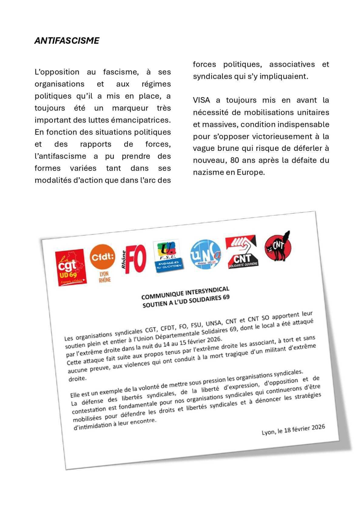 VISA // L'antifascisme, une nécessité face aux violences de l'extrême-droite